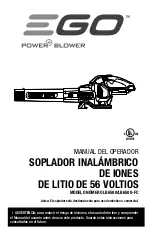 Preview for 49 page of EGO LB6500 Operator'S Manual