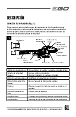 Preview for 61 page of EGO LB6500 Operator'S Manual