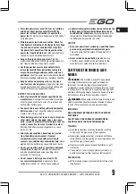 Предварительный просмотр 9 страницы EGO LM1700E-SP Original Instructions Manual