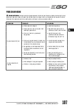 Preview for 107 page of EGO LM1903E-SP Operator'S Manual