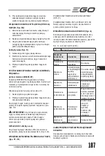 Preview for 187 page of EGO LM1903E-SP Operator'S Manual