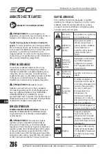 Preview for 286 page of EGO LM1903E-SP Operator'S Manual