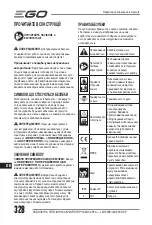 Preview for 328 page of EGO LM1903E-SP Operator'S Manual