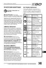 Preview for 343 page of EGO LM1903E-SP Operator'S Manual