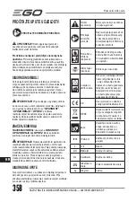 Preview for 358 page of EGO LM1903E-SP Operator'S Manual