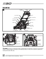 Preview for 12 page of EGO LM2000-S Operator'S Manual
