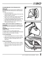 Preview for 17 page of EGO LM2000-S Operator'S Manual