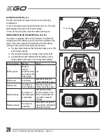 Предварительный просмотр 20 страницы EGO LM2000-S Operator'S Manual