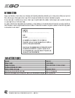 Preview for 42 page of EGO LM2000-S Operator'S Manual