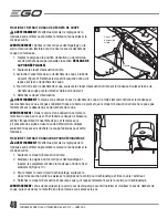 Preview for 48 page of EGO LM2000-S Operator'S Manual