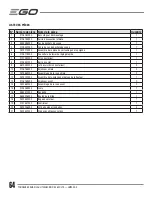 Preview for 64 page of EGO LM2000-S Operator'S Manual