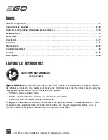 Preview for 66 page of EGO LM2000-S Operator'S Manual