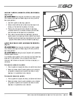 Preview for 81 page of EGO LM2000-S Operator'S Manual