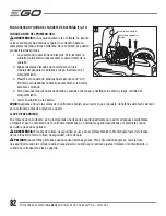 Preview for 82 page of EGO LM2000-S Operator'S Manual