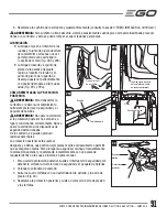 Preview for 91 page of EGO LM2000-S Operator'S Manual