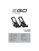 EGO LM2010E Operator'S Manual preview
