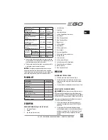 Preview for 11 page of EGO LM2010E Operator'S Manual