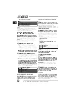 Preview for 12 page of EGO LM2010E Operator'S Manual