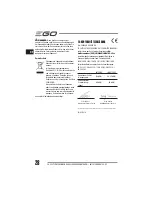 Preview for 28 page of EGO LM2010E Operator'S Manual