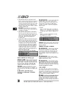 Preview for 38 page of EGO LM2010E Operator'S Manual