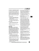 Preview for 49 page of EGO LM2010E Operator'S Manual