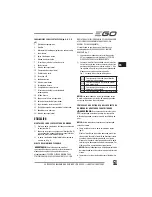 Preview for 51 page of EGO LM2010E Operator'S Manual