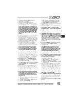 Preview for 61 page of EGO LM2010E Operator'S Manual