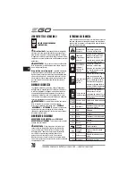 Preview for 70 page of EGO LM2010E Operator'S Manual