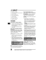 Preview for 76 page of EGO LM2010E Operator'S Manual