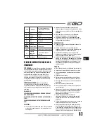 Preview for 83 page of EGO LM2010E Operator'S Manual