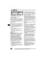 Preview for 86 page of EGO LM2010E Operator'S Manual