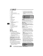 Preview for 88 page of EGO LM2010E Operator'S Manual