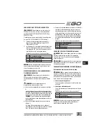 Preview for 101 page of EGO LM2010E Operator'S Manual