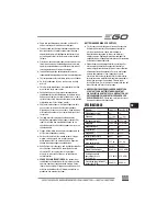 Preview for 111 page of EGO LM2010E Operator'S Manual