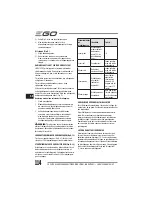 Preview for 114 page of EGO LM2010E Operator'S Manual