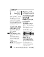 Preview for 152 page of EGO LM2010E Operator'S Manual