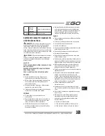 Preview for 169 page of EGO LM2010E Operator'S Manual