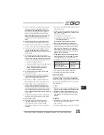 Preview for 171 page of EGO LM2010E Operator'S Manual