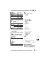 Preview for 173 page of EGO LM2010E Operator'S Manual
