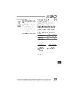 Preview for 177 page of EGO LM2010E Operator'S Manual