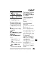 Preview for 181 page of EGO LM2010E Operator'S Manual