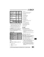 Preview for 185 page of EGO LM2010E Operator'S Manual