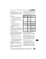 Preview for 187 page of EGO LM2010E Operator'S Manual