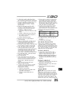 Preview for 195 page of EGO LM2010E Operator'S Manual