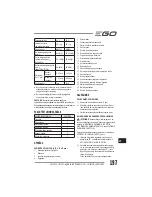 Preview for 197 page of EGO LM2010E Operator'S Manual