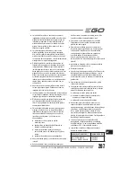 Preview for 207 page of EGO LM2010E Operator'S Manual