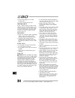 Preview for 208 page of EGO LM2010E Operator'S Manual