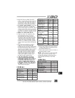Preview for 209 page of EGO LM2010E Operator'S Manual