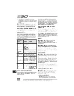 Preview for 212 page of EGO LM2010E Operator'S Manual