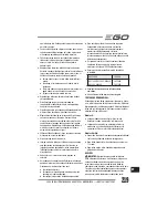 Preview for 219 page of EGO LM2010E Operator'S Manual